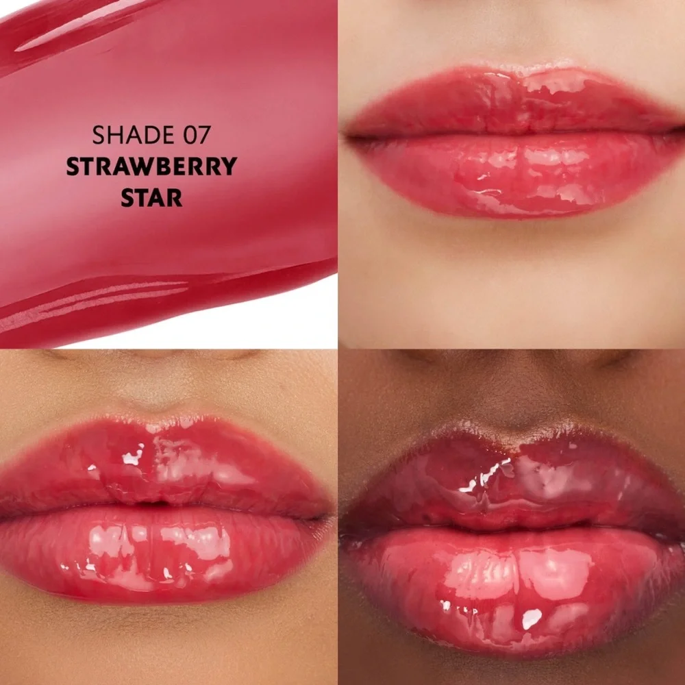 NIB Yves Saint Laurent Loveshine Olumoing Lip Oil Gloss Shade Strawberry Star